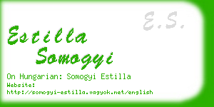 estilla somogyi business card